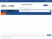 Tablet Screenshot of clicknorder.co.uk